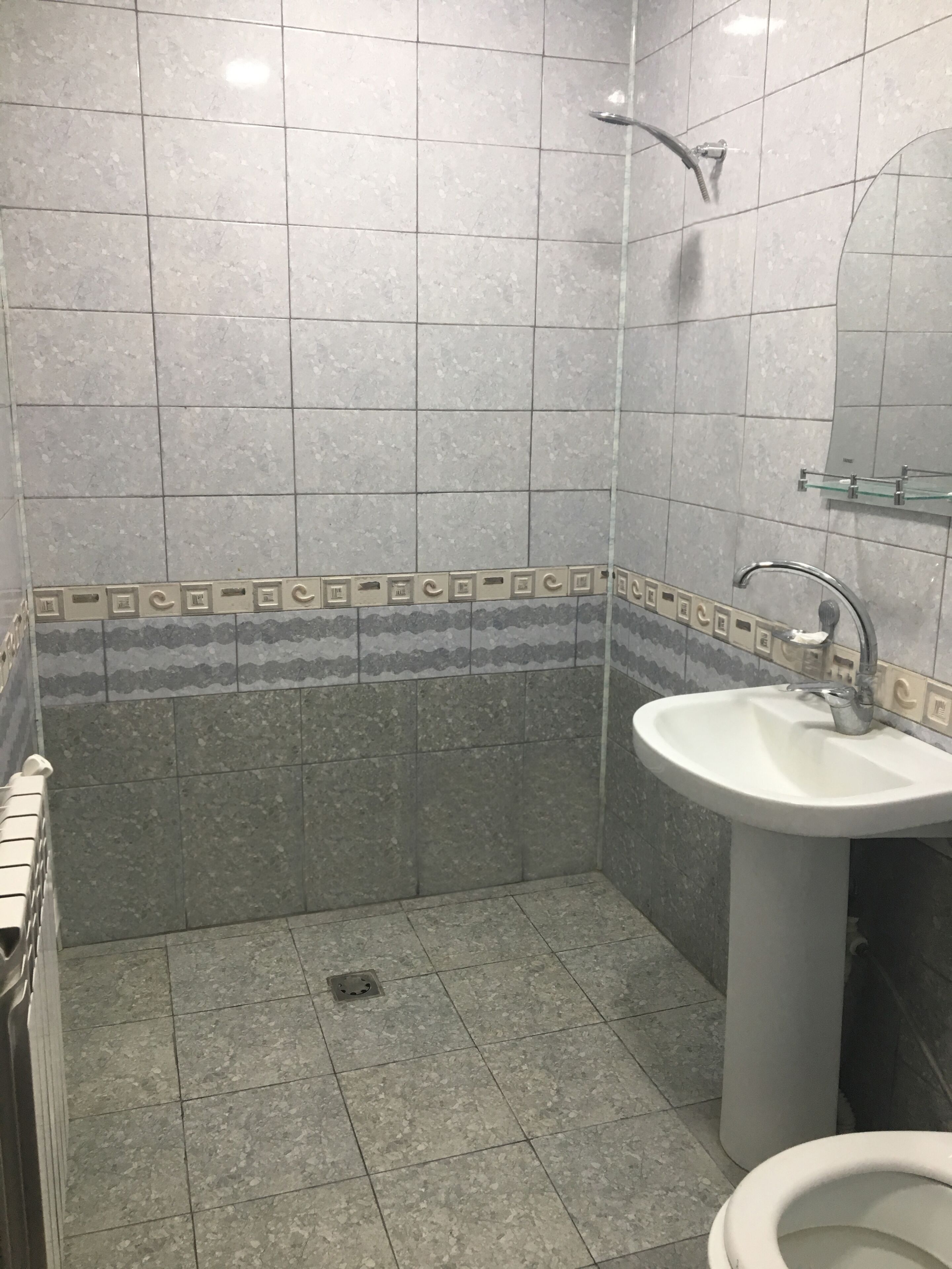 standard room, 1 double bed | bathroom | shower, rainfall showerhead, designer toiletries, slippers