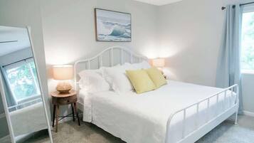 2 bedrooms, iron/ironing board