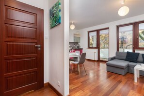 Apartment, 1 Bedroom, Balcony | Living room - Apartament Zatoka Górny Sopot by Renters (Sopot)