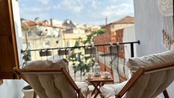 Outdoor banquet area