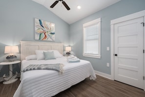 2 bedrooms, iron/ironing board, travel crib, free WiFi