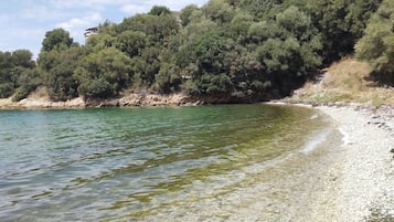 En la playa