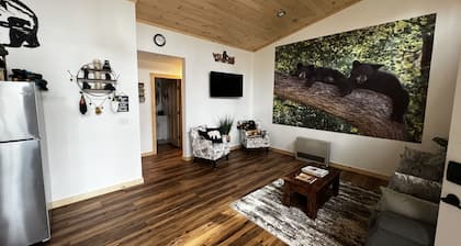 Country Quite 1 Bedroom, Looks like a cabin on the outside but modern inside