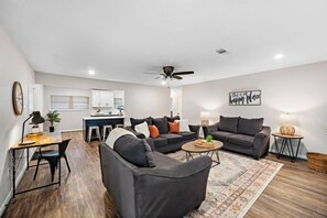 TV, video games, offices