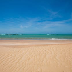 On the beach