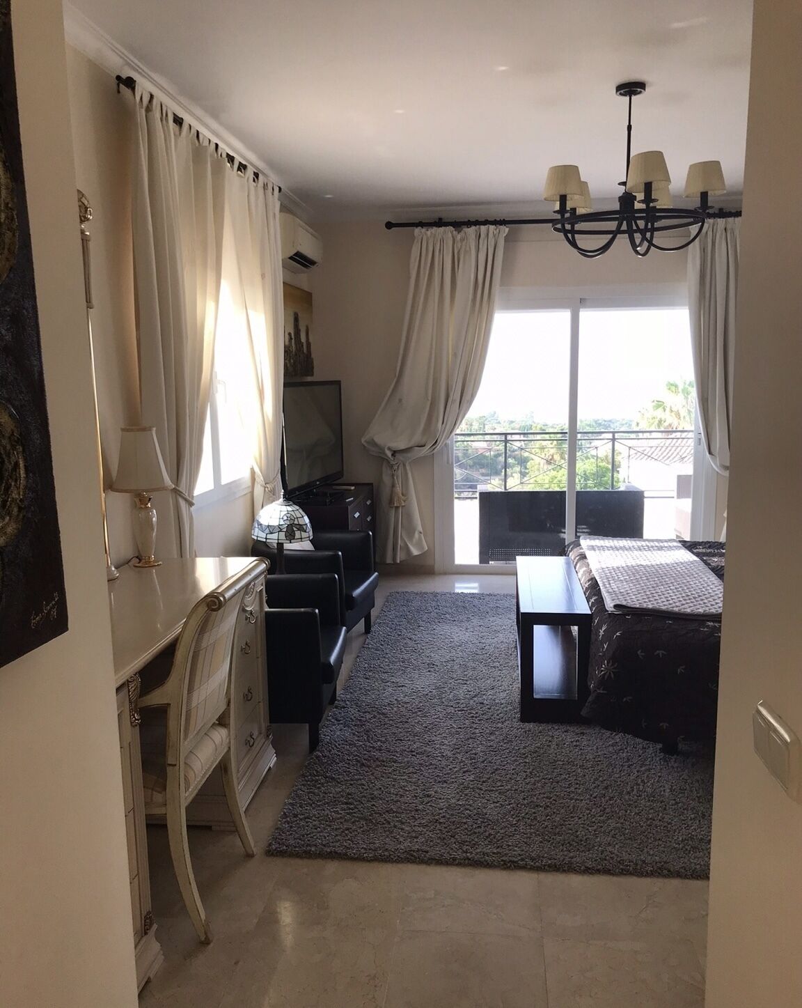 Exclusive Suite, 1 Bedroom, Beach View | Desk, iron/ironing board, free WiFi, bed sheets