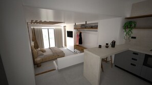 1 bedroom, WiFi - SunSal Luxury Studios | Sky (Πάρος)