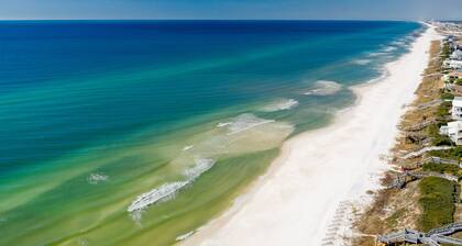 5-Star Guest Reviews - 30A - Gulf Views - Large Private Pool - Two Kitchens - Ca