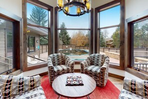 Interior - Inviting condo with skiing, pool, fireplace, mountain view, & W/D (Sun Valley)