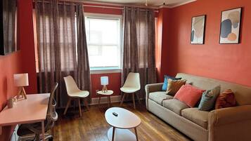 TV connectée, cheminée