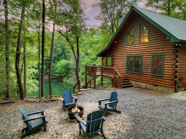 Terrace/patio - Tiny Lake Cabin | Free Night Offer! (Blue Ridge)