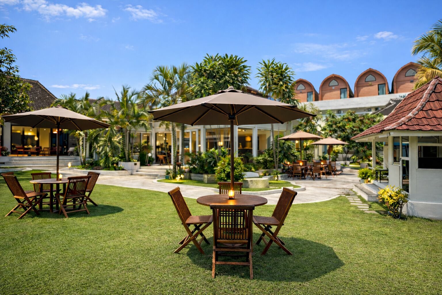 Voorkant van accommodatie