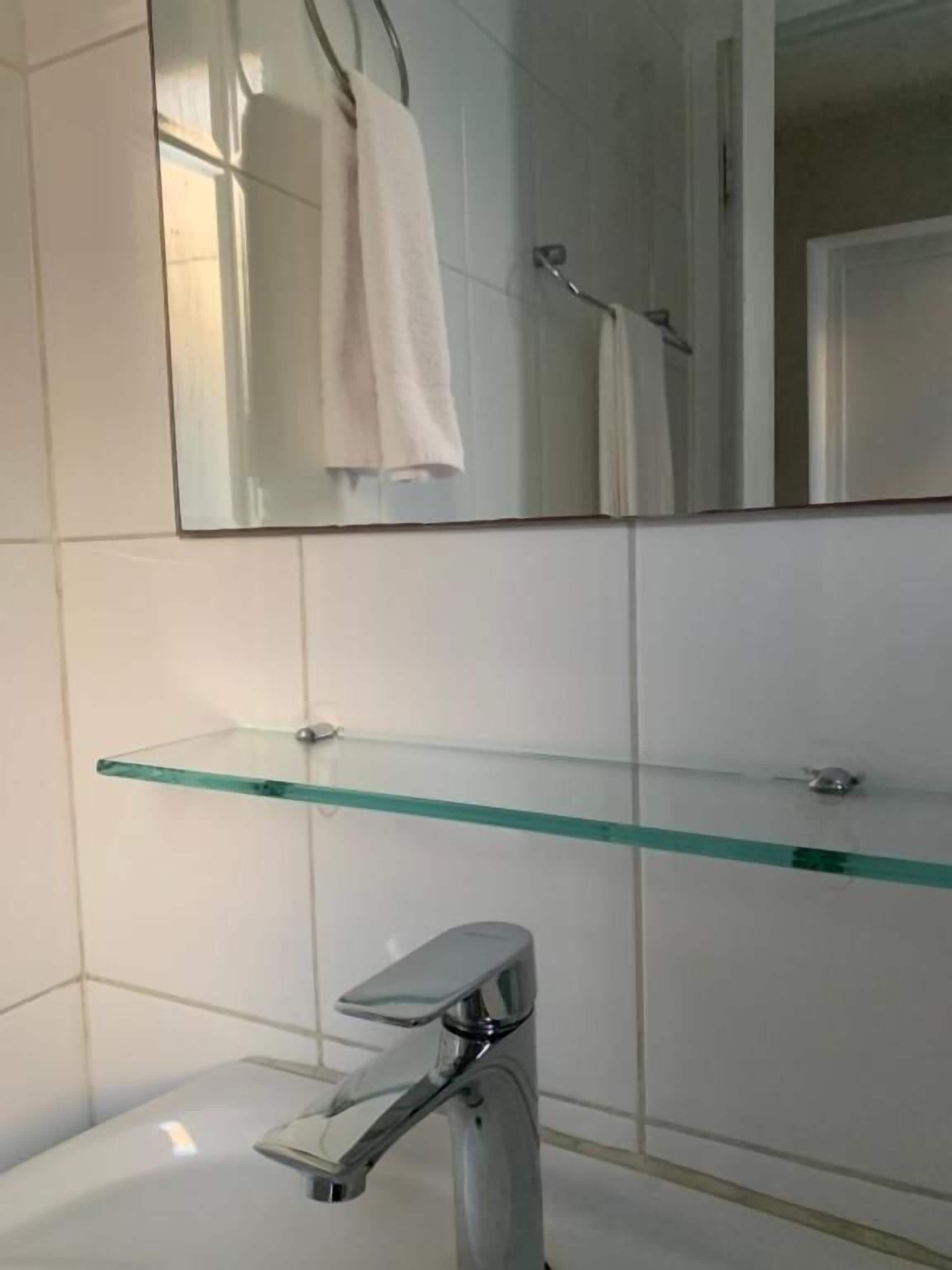 Shower, toilet paper