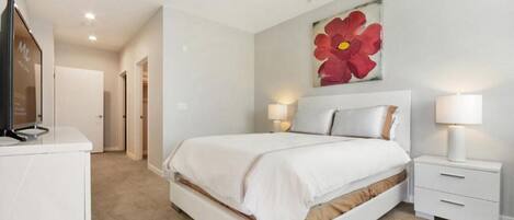 2 chambres, fer et planche à repasser, draps fournis