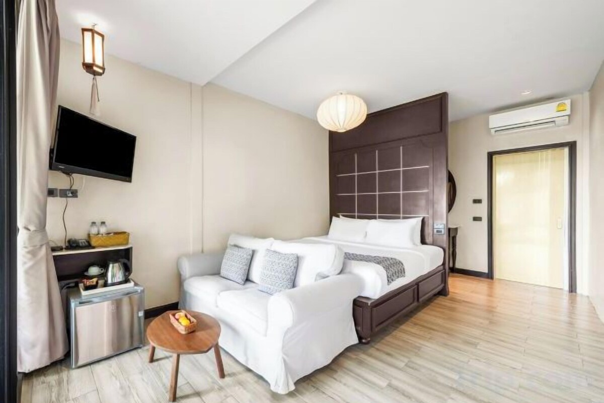 1 dormitorio, ropa de cama de alta calidad, minibar y caja fuerte