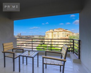 Căn hộ, 2 phòng ngủ, quang cảnh vườn | 1 phòng ngủ, két bảo mật tại phòng, màn/rèm cản sáng