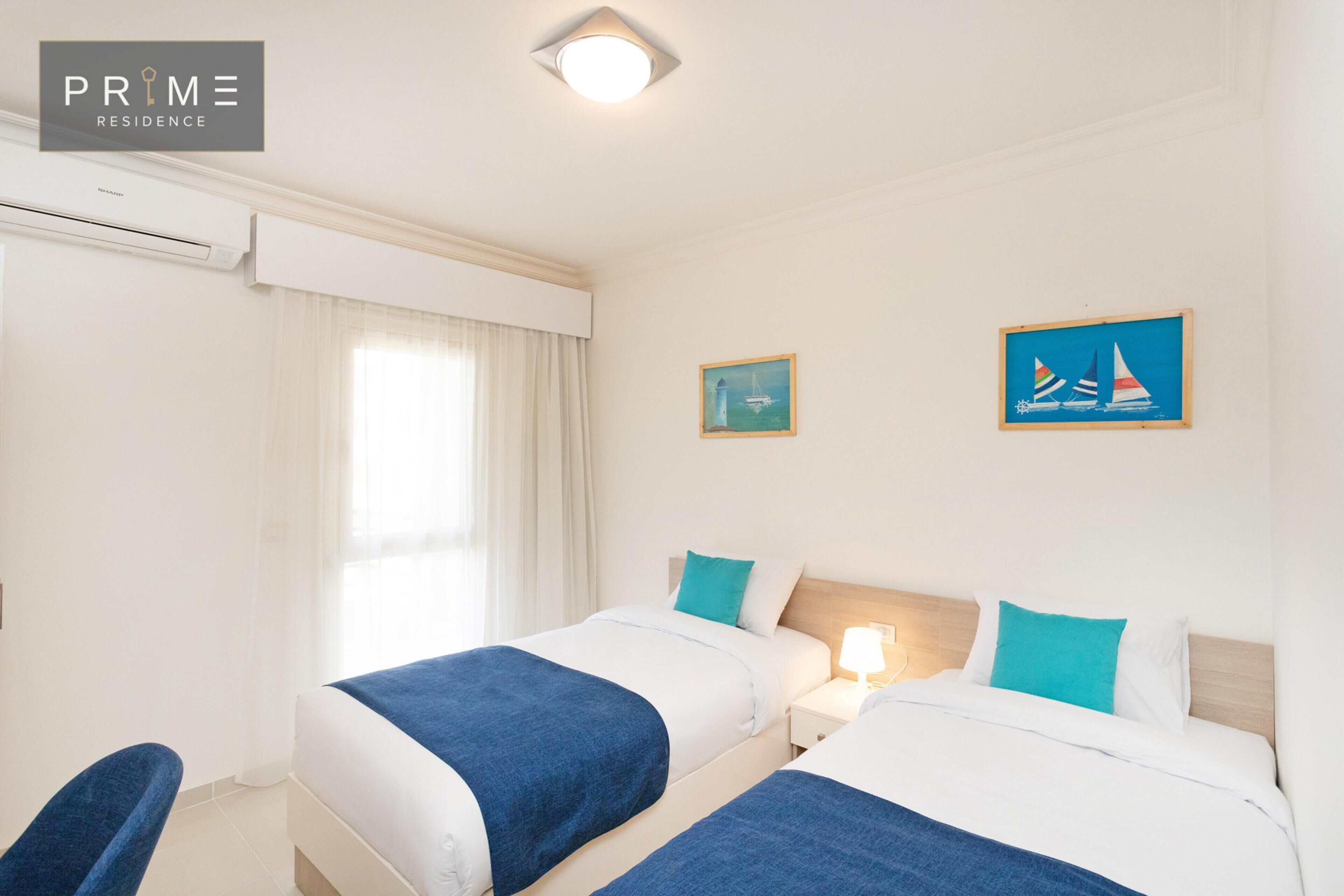 Apartment, 2 Bedrooms, Garden View | In-room safe, blackout drapes, iron/ironing board