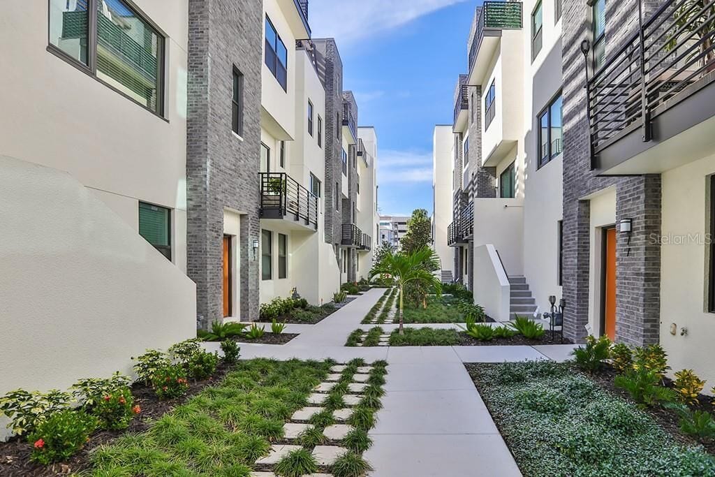 Courtyard outside your door