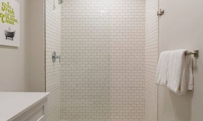 Shower, towels