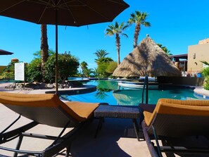 Outdoor pool, a heated pool - Lavish 2 Story Penthouse @ Bella Sirena Resort 3BR/5B (Puerto Peñasco)