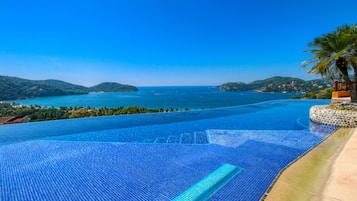 室外泳池、無邊際泳池