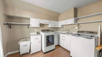 {LAUNDRY ROOM} - provided for your stay with laundry detergent. Located upstairs off of the master bedroom.