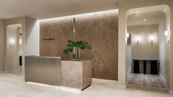 Body treatments, facials, manicures and pedicures, massages