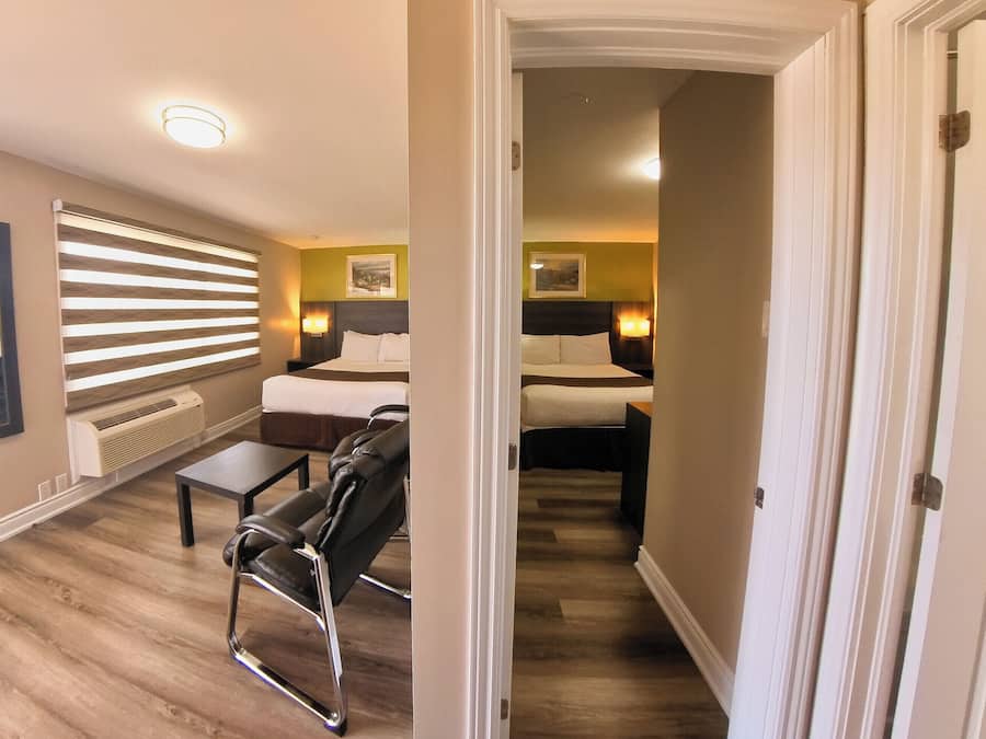 Deluxe Room, 2 Queen Beds | Desk, laptop workspace, free WiFi, bed sheets