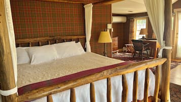 ロマンティック ルーム キングベッド 1 台 | 1 室のベッドルーム、高級寝具、客室ごとに異なる装飾、客室ごとに異なるインテリア