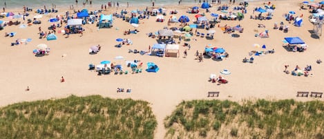 On the beach