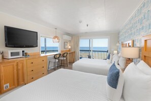 Premier Oceanfront Studio- Two Doubles