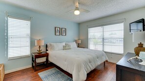 3 slaapkamers, een strijkplank/strijkijzer, wifi, beddengoed