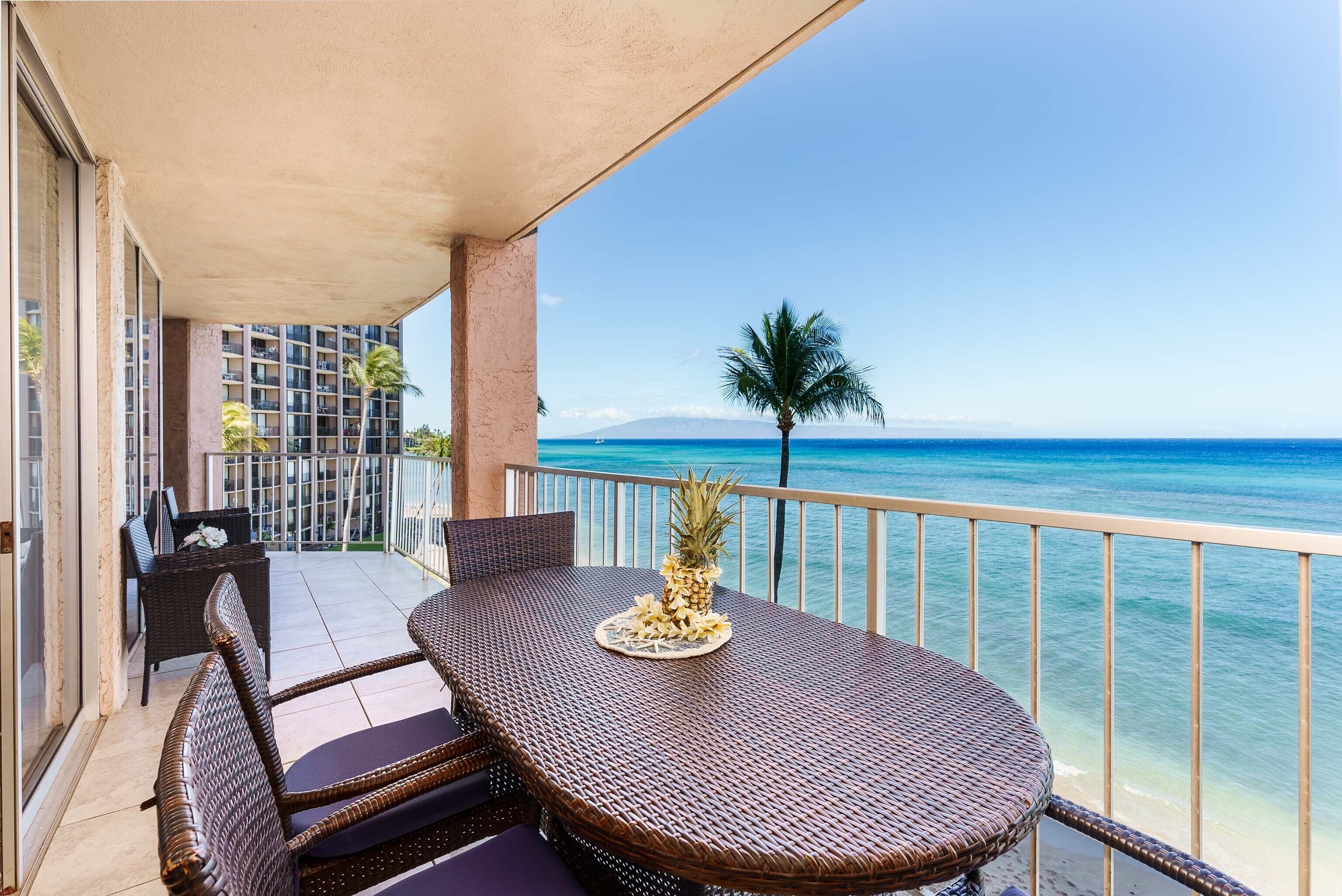 Spectacular Views Oceanfront Corner Royal Kahana 2Bd Hotel zone