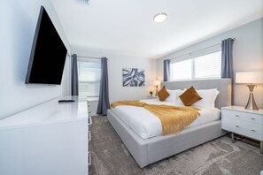 5 bedrooms, iron/ironing board, WiFi, bed sheets