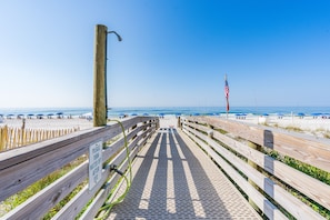 On the beach