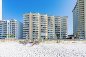 Exterior - Romar Place 303 | Beachfront Condo | Indoor & Outdoor Pools | Beach Getaways (Orange Beach)