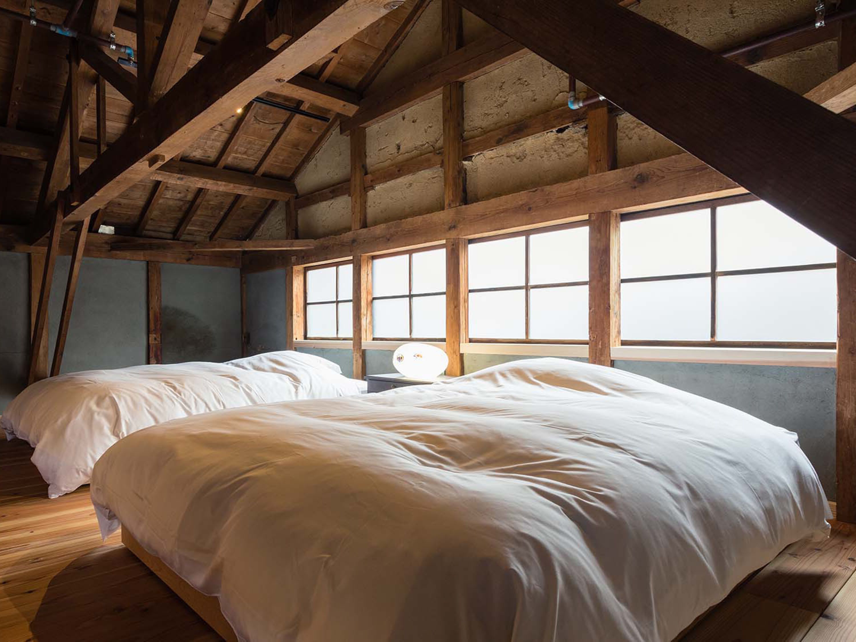 Room, 64sqm, Max. 5 people, 4 Double beds + 1 Extra futon, Non Smoking | View from room