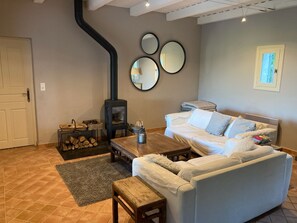 TV, fireplace, DVD player, ping pong