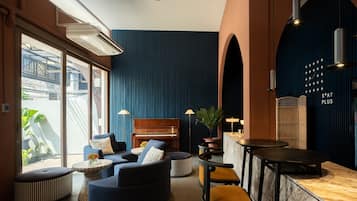 Sala de estar en el lobby