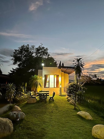 Family Shared Dormitory, Multiple Beds, Lanai, Mountain View | Living area