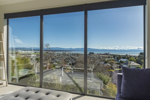Blue Water Views - Modern, Sun-filled & Offers Fantastic Views over Tasman Bay.