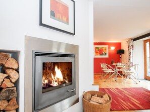 Living area - Great Brightor Cob Barn (Bodmin)