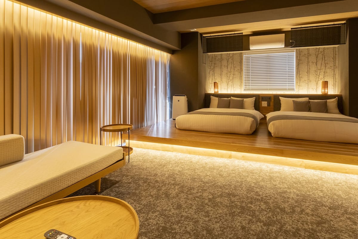 Family Twin Room | Peti besi dalam bilik, katil bayi/kot (percuma), Wi-fi percuma