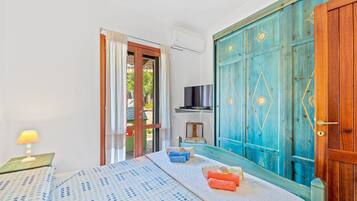 3 soverom, strykejern/-brett og sengetøy