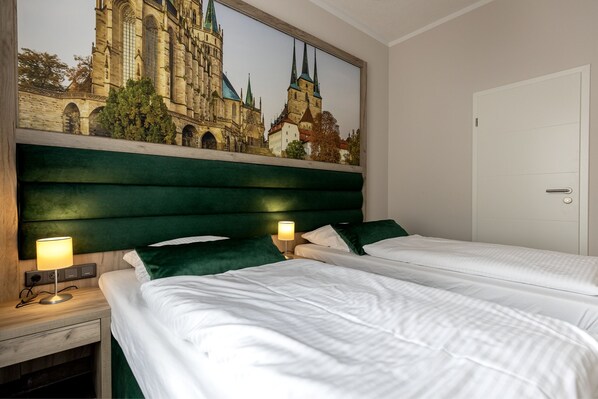 1 bedroom, Internet, bed sheets, wheelchair access - Inner courtyard apartment Hotel garni am Domplatz (Erfurt)