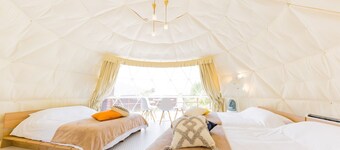 Dome Tent With Private Hot Spring / Yufu Ōita