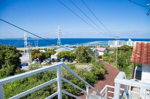 Blick von der Unterkunft