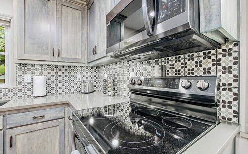 Recently remodeled home with bedrooms and living spaces on the ground floor