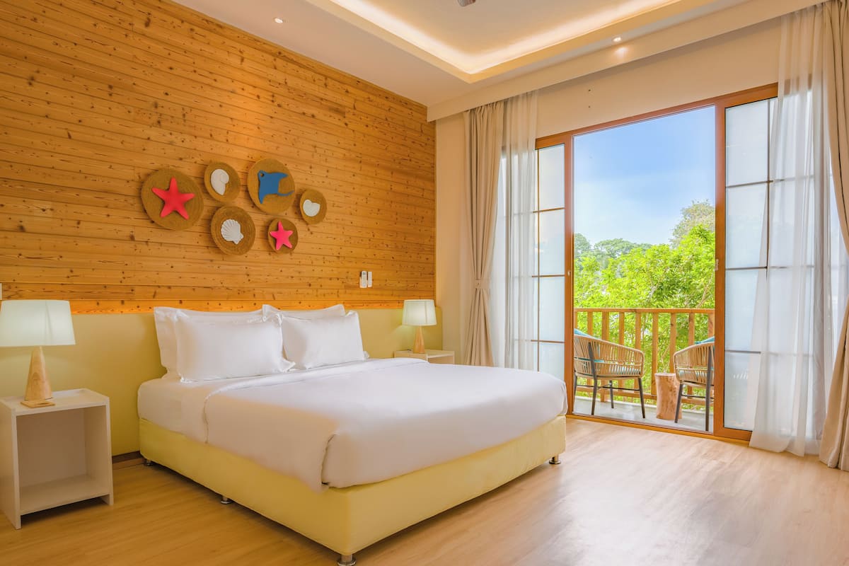 Chambre Prestige double | Coffre-fort, bureau, espace de travail pour ordinateurs portables