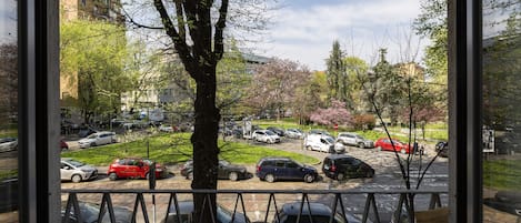 Blick von der Unterkunft